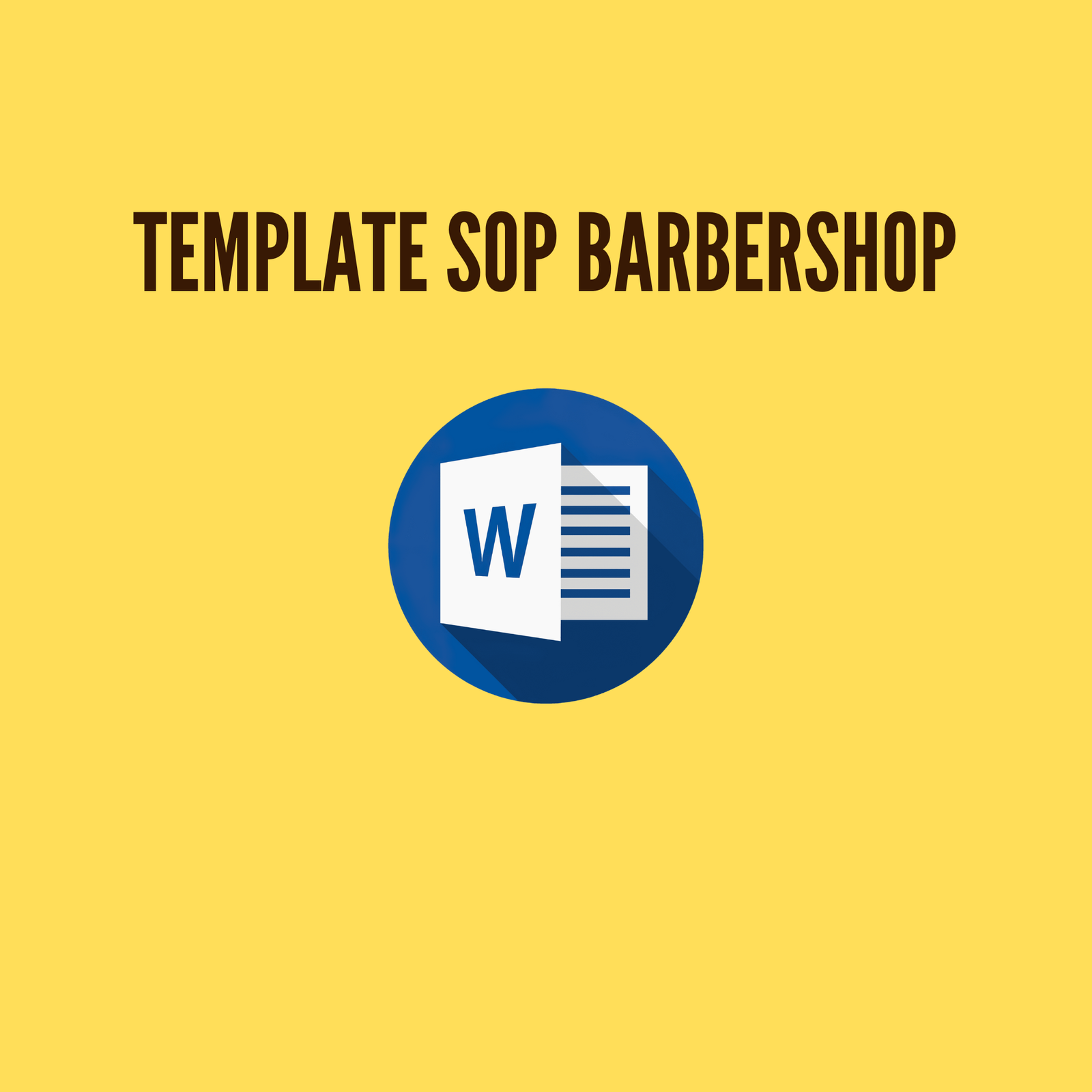 Template SOP Barbershop