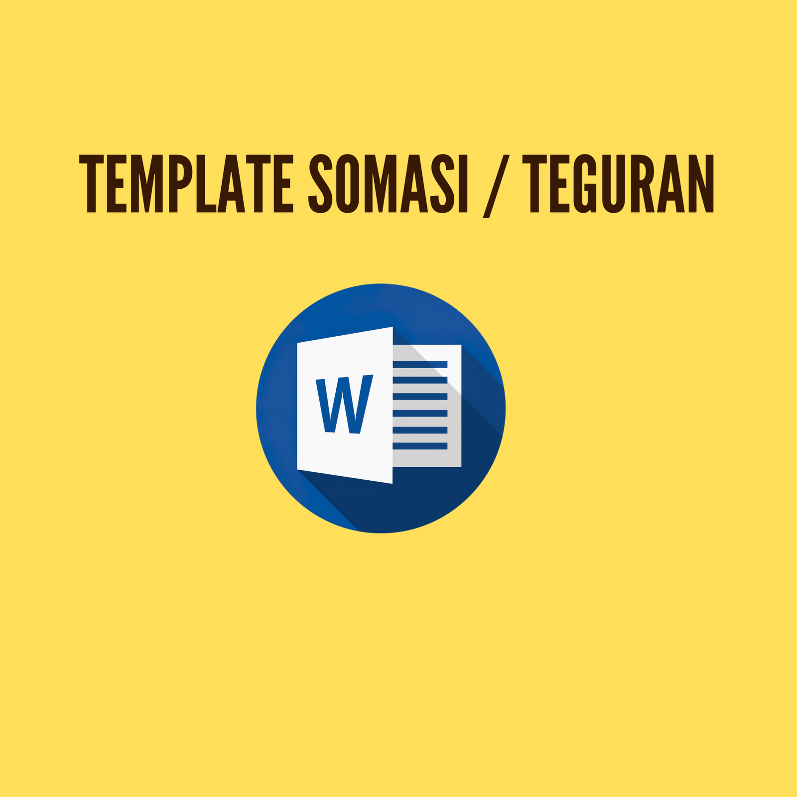 Template Somasi / teguran Profesional