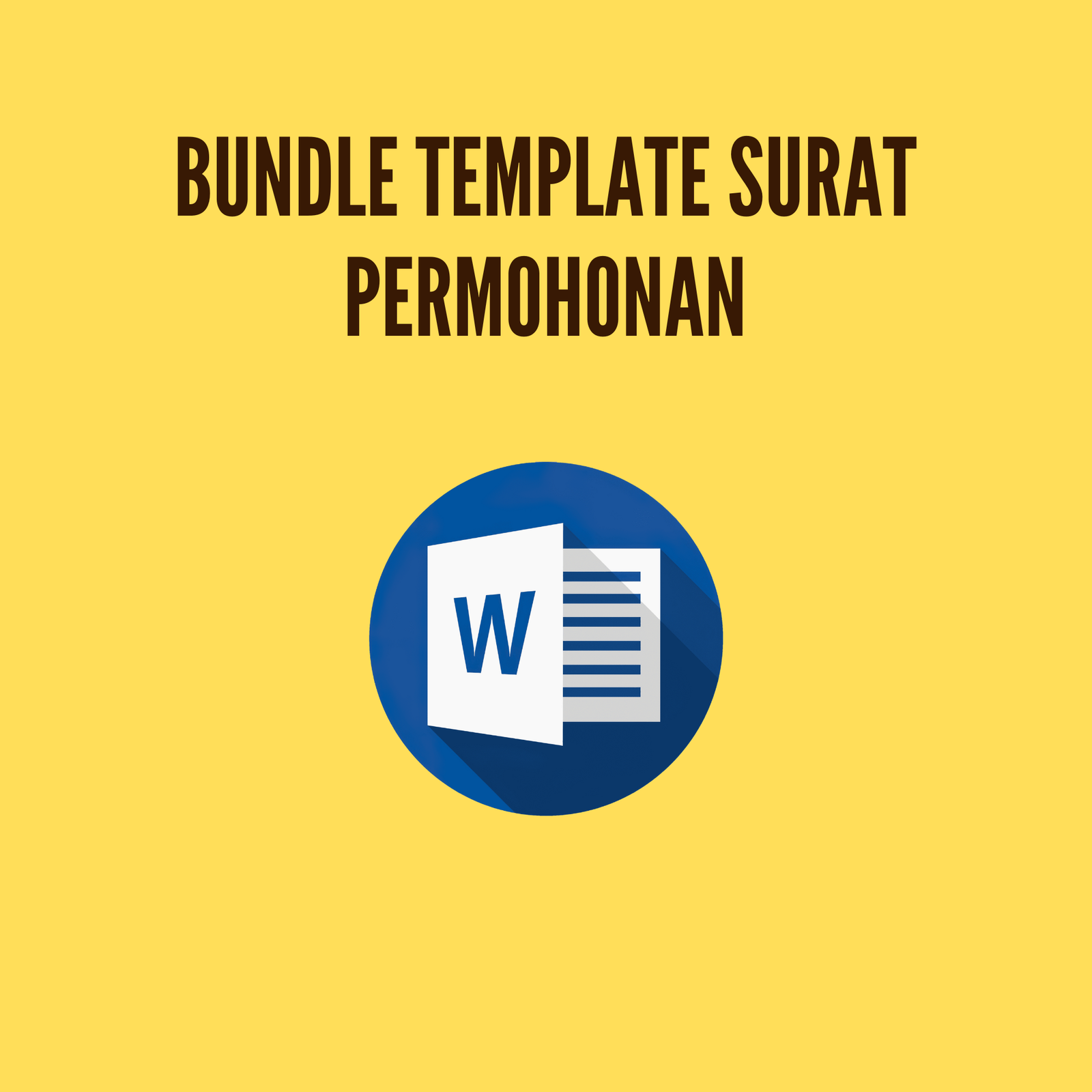 Template Surat Permohonan