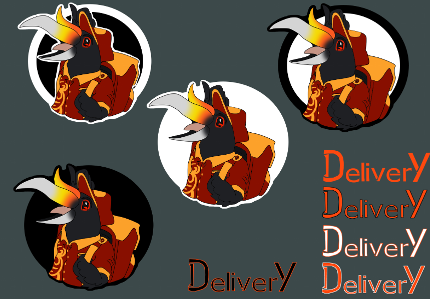 Logo/Meskot Burung enggang Delivery