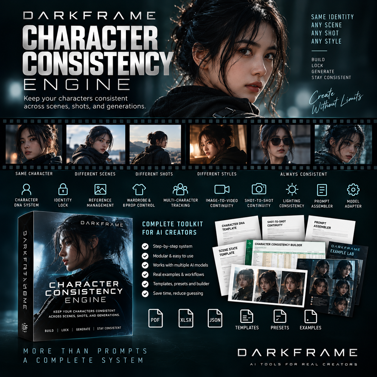 DARKFRAME - CHARACTER CONSISTENCY ENGINE