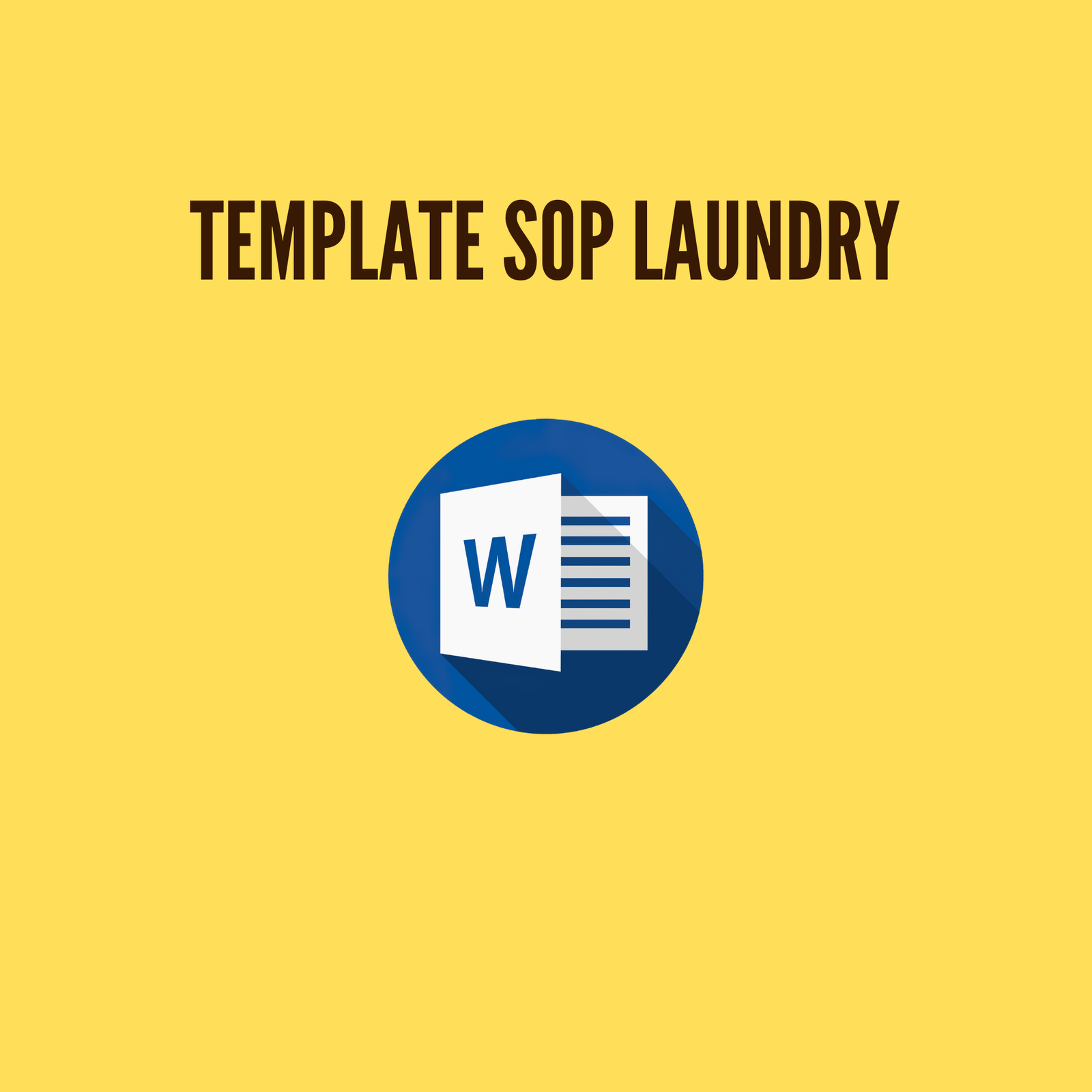 Template SOP Laundry