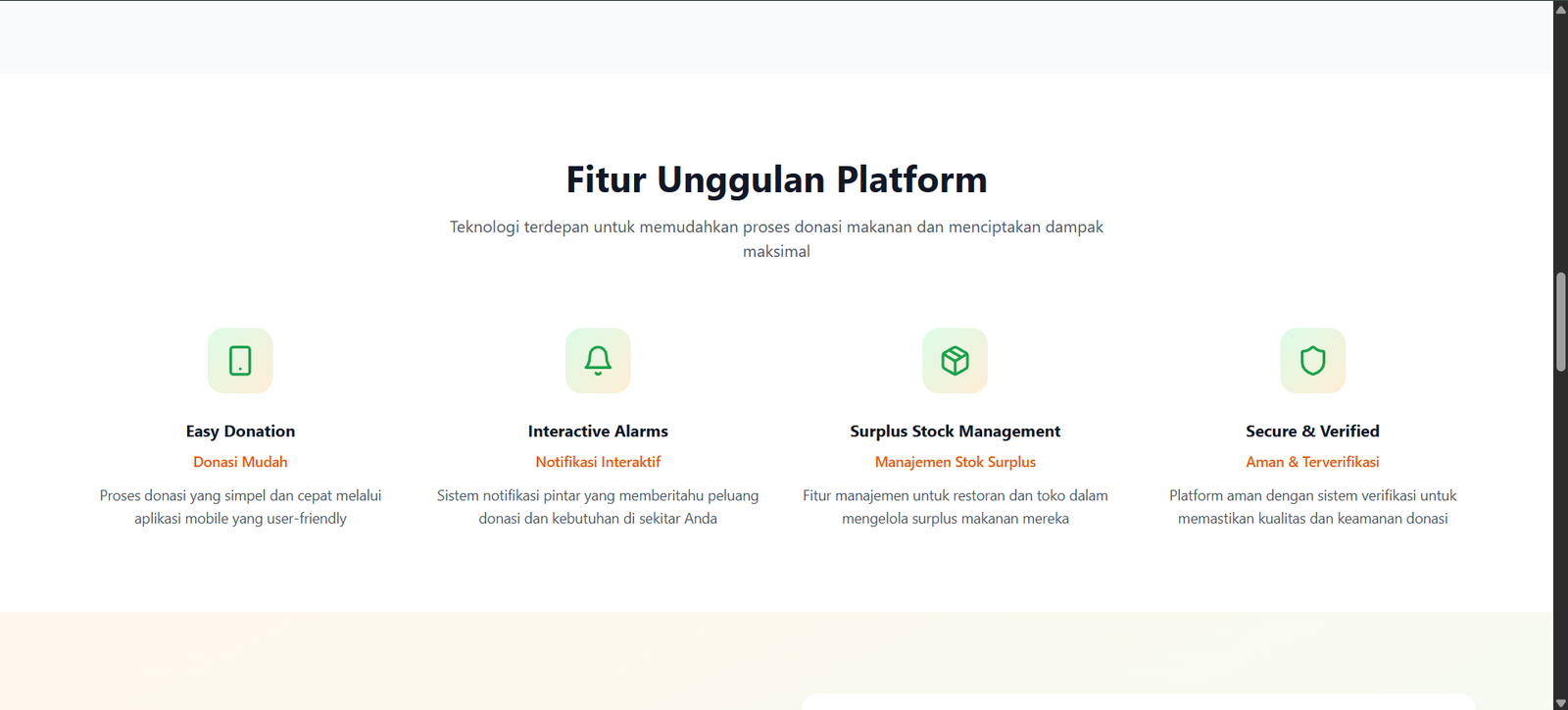 Landing Page Bisnis Interaktif