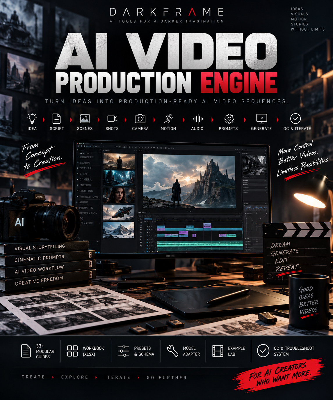 DARKFRAME - AI VIDEO PRODUCTION ENGINE