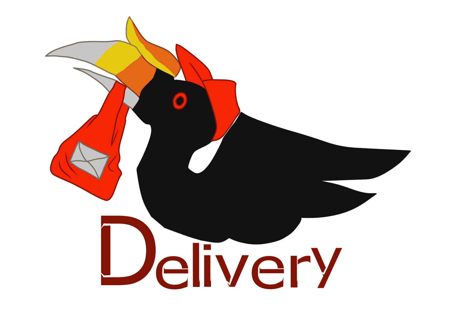 Delivery Logo/Meskot Burung enggang Delivery